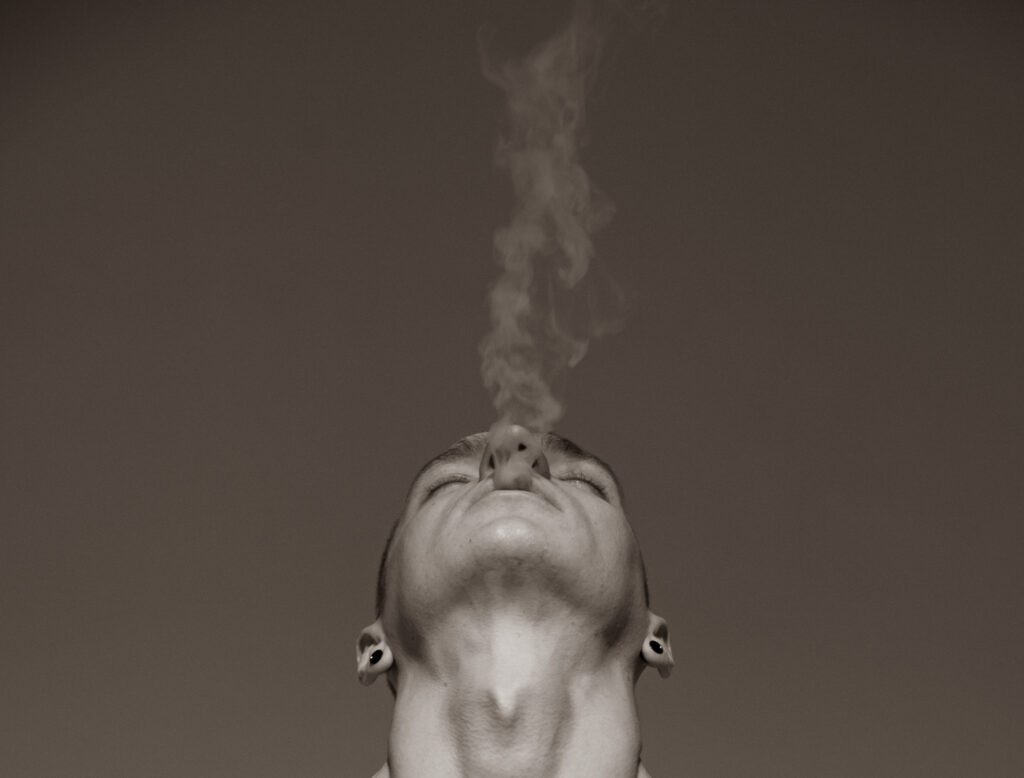 smoking man